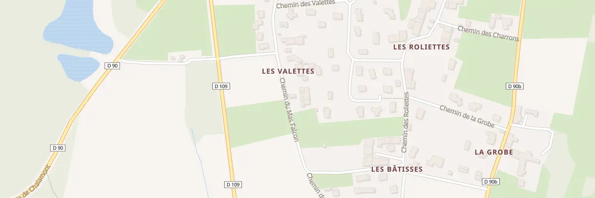 Plan du 13 Imp des Chenes à Priay