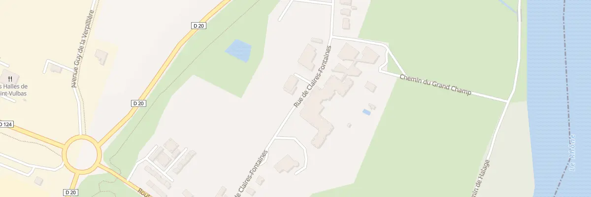 Plan du 306 Rue Claires Fontaines à Saint-Vulbas