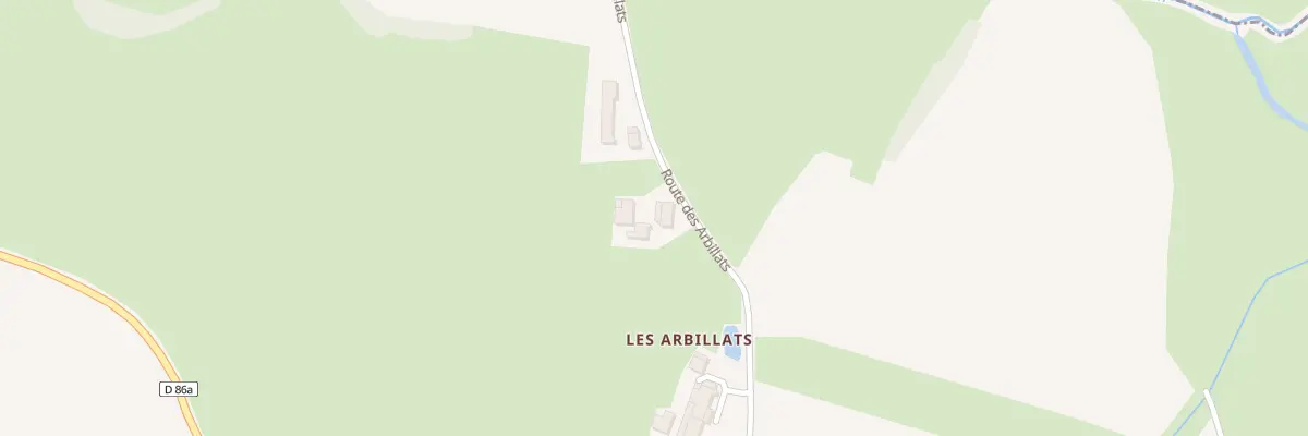 Plan du 5058 Les Arbillats à Pirajoux