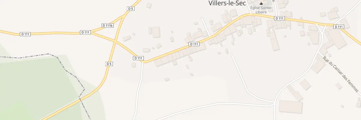 Plan du 29 Rue Bozean à Villers-le-Sec