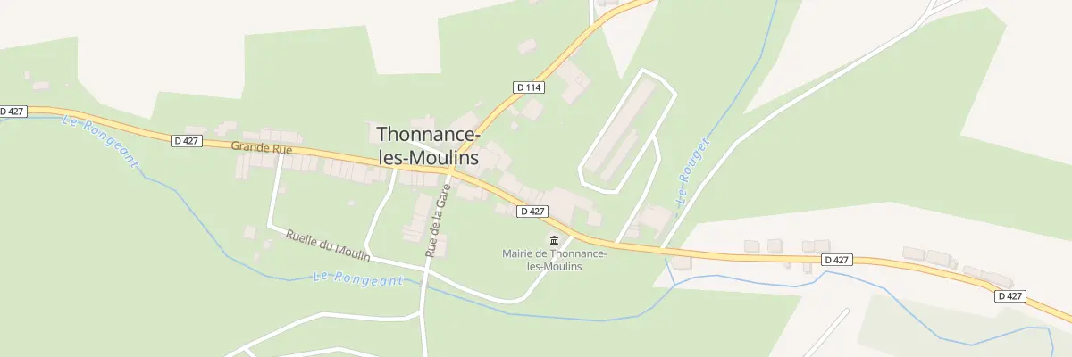 Plan du 27 Rue Grande Rue à Thonnance-les-Moulins
