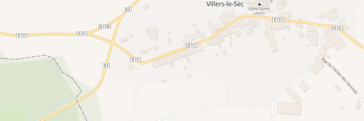 Plan du 27 Rue Bozean à Villers-le-Sec