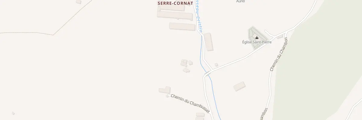 Plan du 5061 Serre Cornat à Aurel