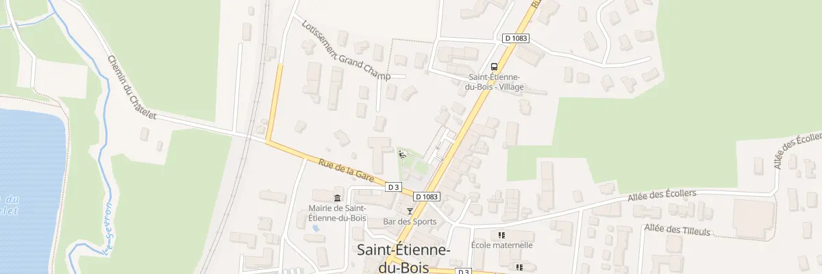 Plan du 537 Rue Centrale à Saint-Étienne-du-Bois