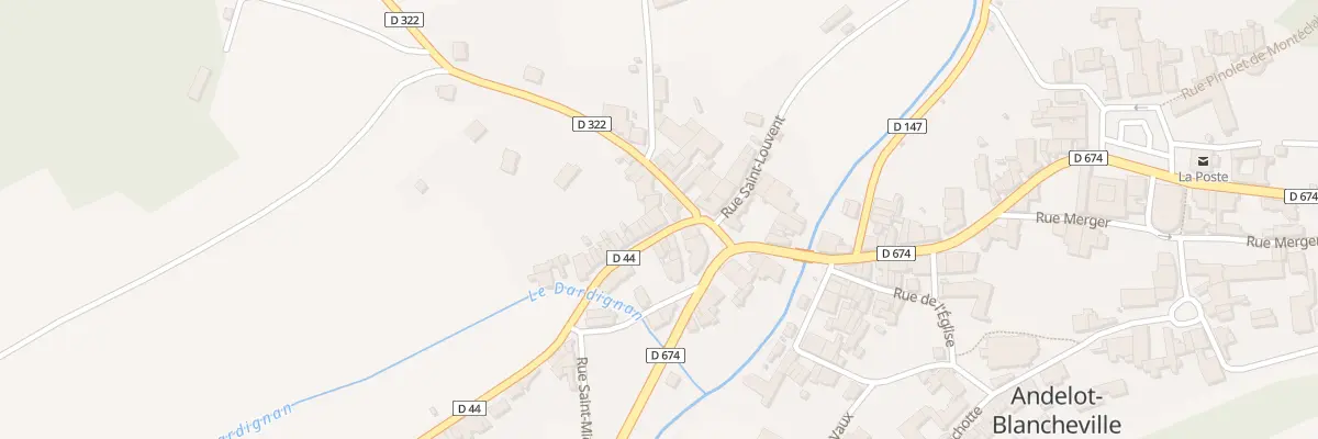 Plan du 4 Rue du Dardignon à Andelot-Blancheville