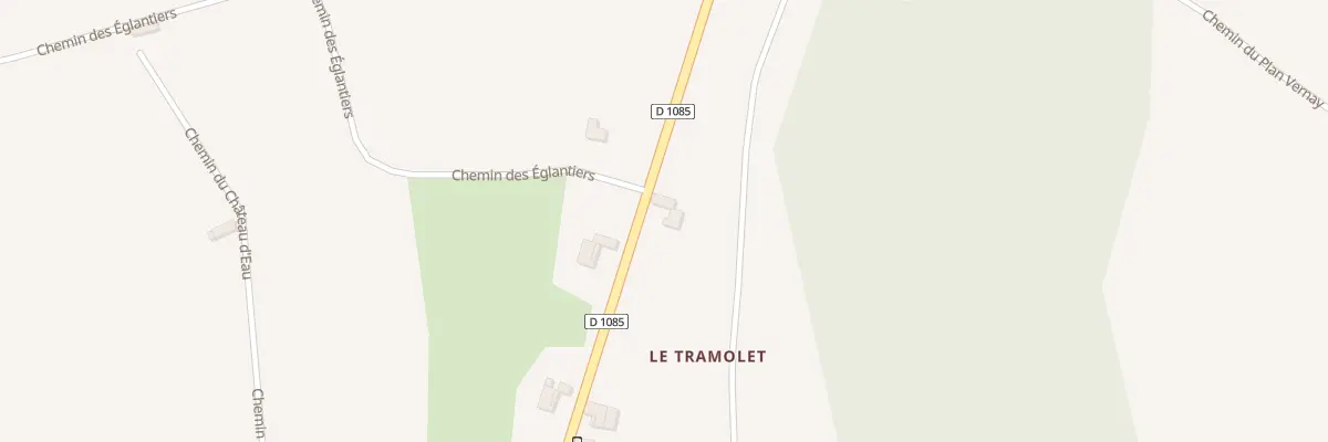 Plan du 4085 Rte Route Departementale 1085 à Eclose-Badinières