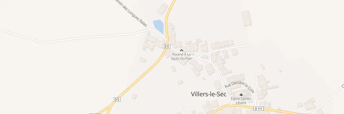Plan du 15 Rue du Puits de la Saulx à Villers-le-Sec