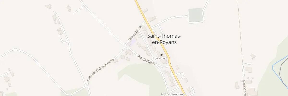 Plan du 75 Rue Maurice Brenier à Saint-Thomas-en-Royans
