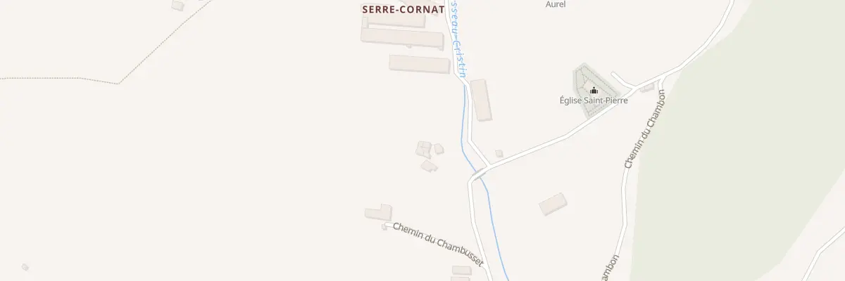 Plan du 5061A Serre Cornat à Aurel