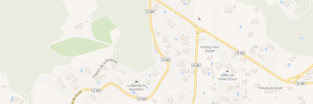 Plan du 194 Rte de Goult à Roussillon