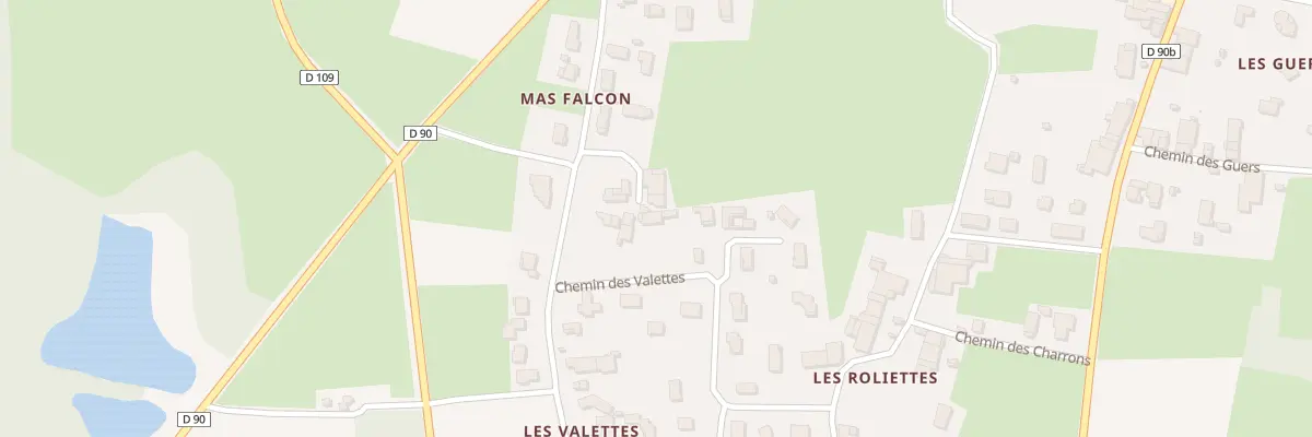 Plan du 226 Che des Valettes à Priay