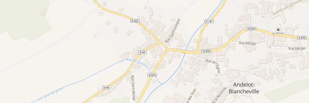 Plan du 5 Rue du Dardignon à Andelot-Blancheville
