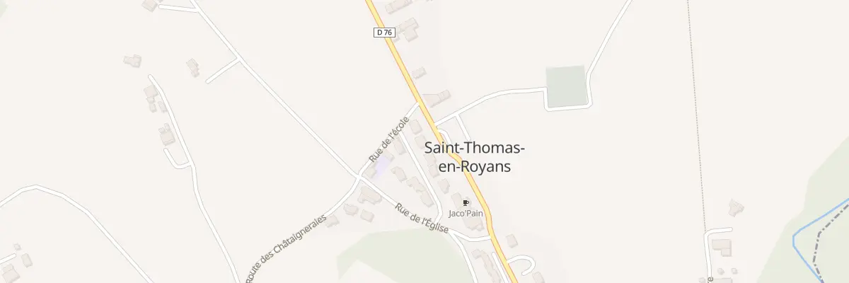 Plan du 5102 Rue Maurice Brenier à Saint-Thomas-en-Royans