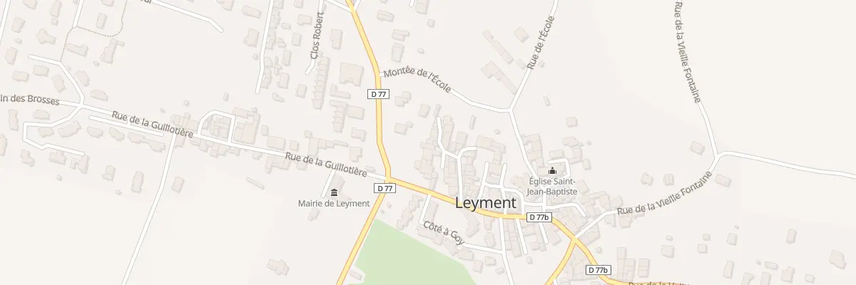 Plan du 79 Imp sur les Vignes à Leyment