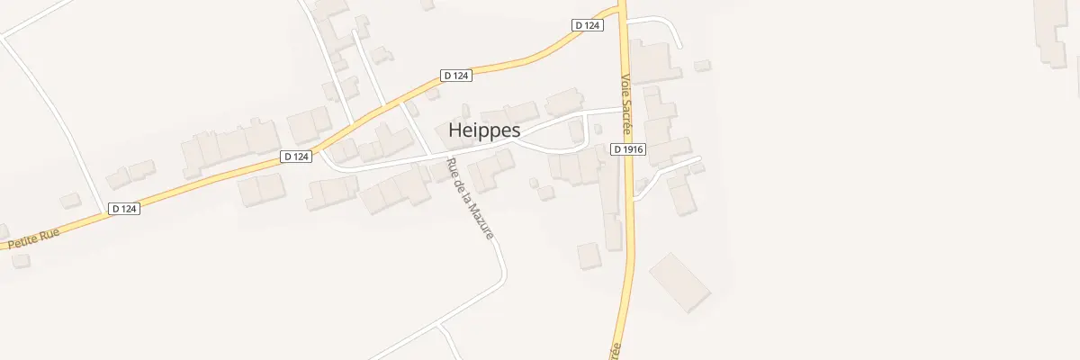 Plan du 3 Rue du Ternier à Heippes