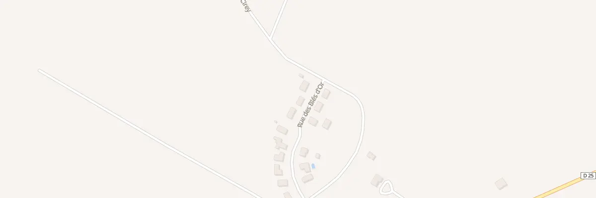 Plan du 15 Rue des Bles d’Or à Cirey-lès-Pontailler