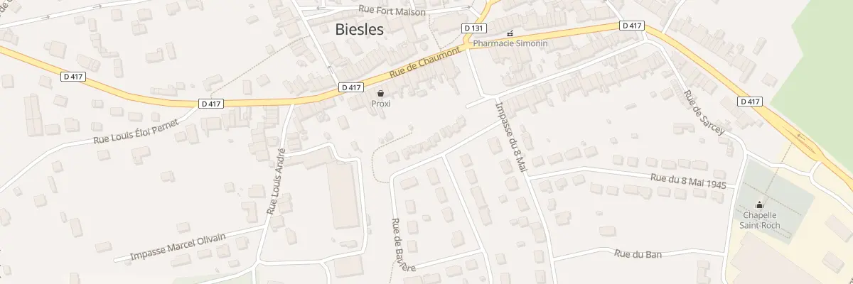 Plan du 10 Rue de Baviere à Biesles