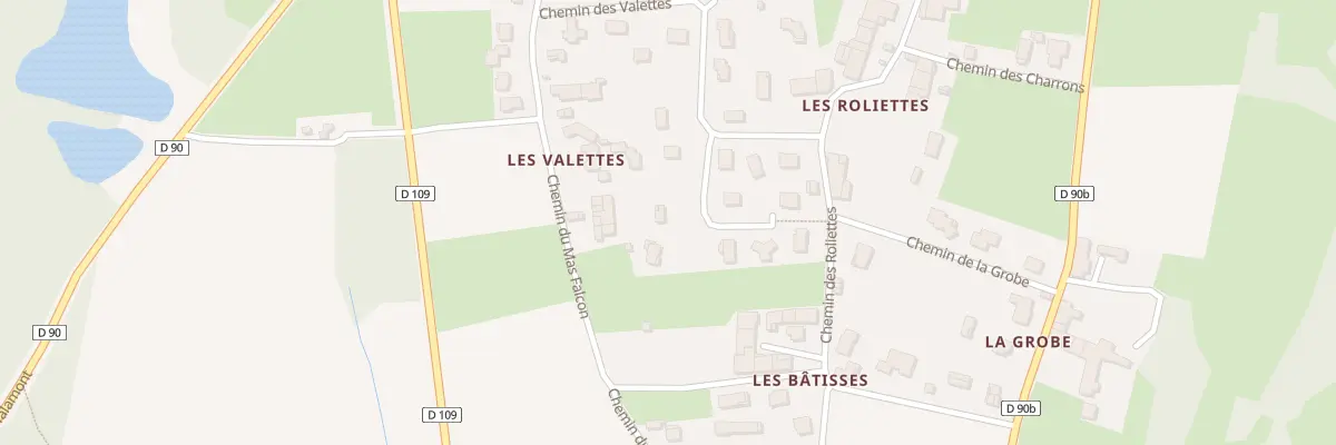 Plan du 51 Imp des Chenes à Priay