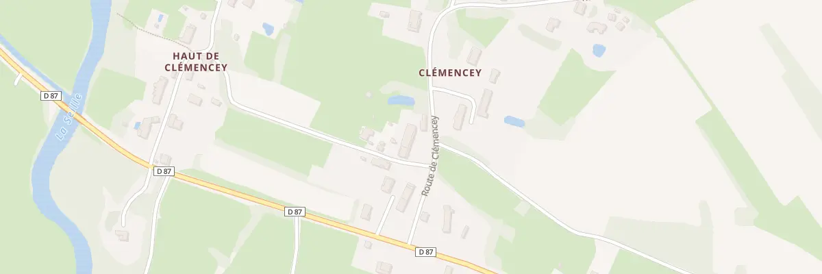 Plan du 2648 Rte de Clémencey à Frangy-en-Bresse