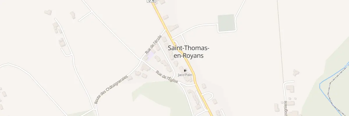 Plan du 70 Rue Maurice Brenier à Saint-Thomas-en-Royans