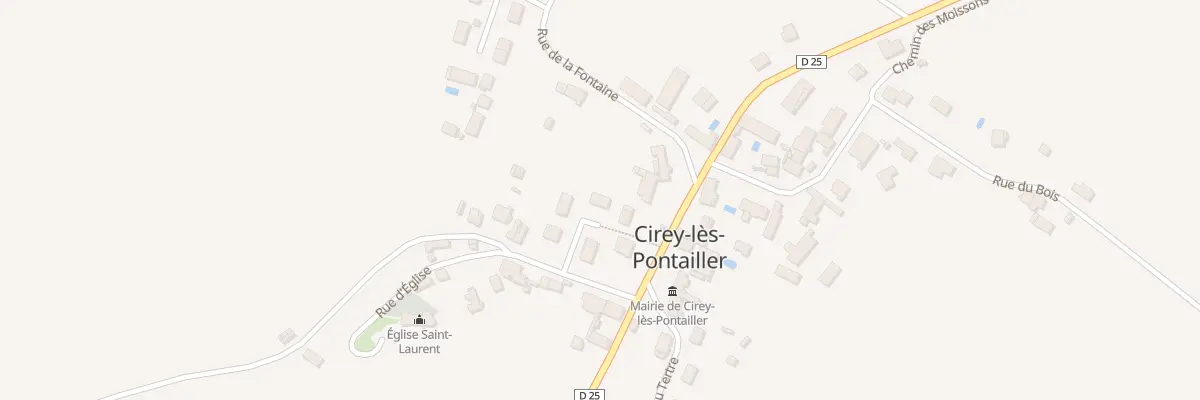 Plan du 5 Imp des Tilleuls à Cirey-lès-Pontailler