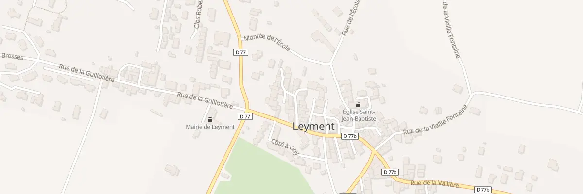 Plan du 54A Imp sur les Vignes à Leyment