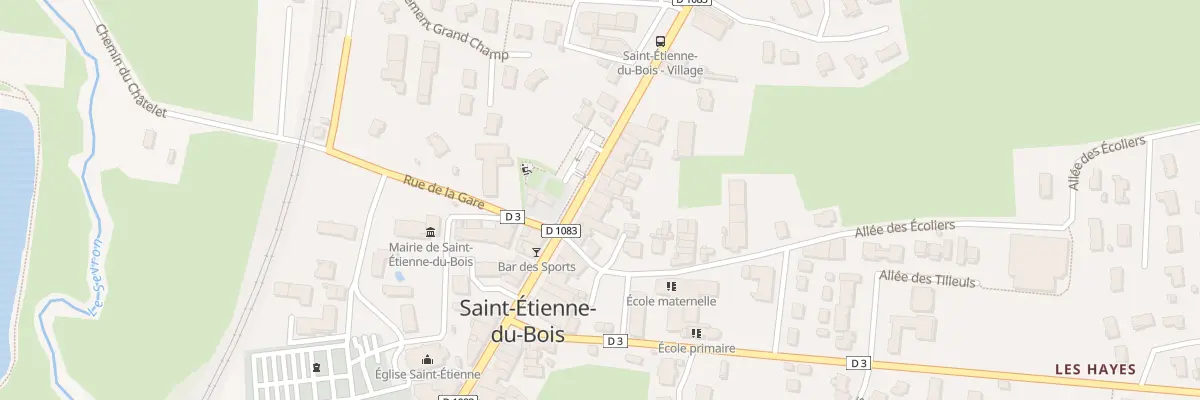 Plan du 45 All des Ecoliers à Saint-Étienne-du-Bois