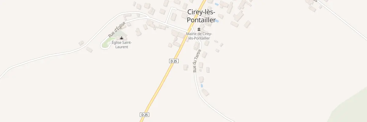 Plan du 4 Rue du Tertre à Cirey-lès-Pontailler