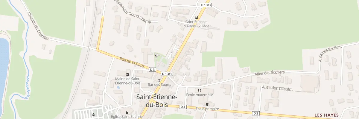 Plan du 544 Rue Centrale à Saint-Étienne-du-Bois