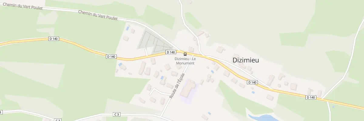 Plan du 4 Rte de l’Ecole à Dizimieu