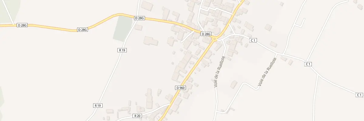 Plan du 14 Rte de Bèze à Bourberain