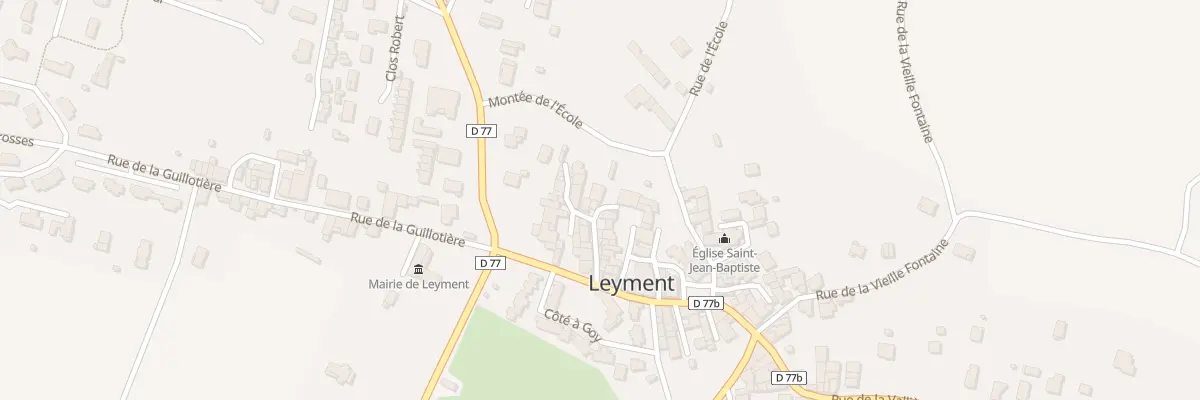 Plan du 67 Imp sur les Vignes à Leyment