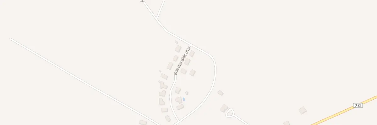 Plan du 14 Rue des Bles d’Or à Cirey-lès-Pontailler