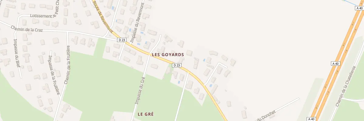 Plan du 5084 Les Goyards à Montagnat