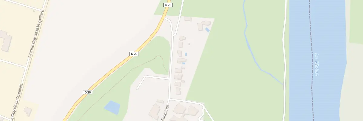 Plan du 75 Rue Claires Fontaines à Saint-Vulbas