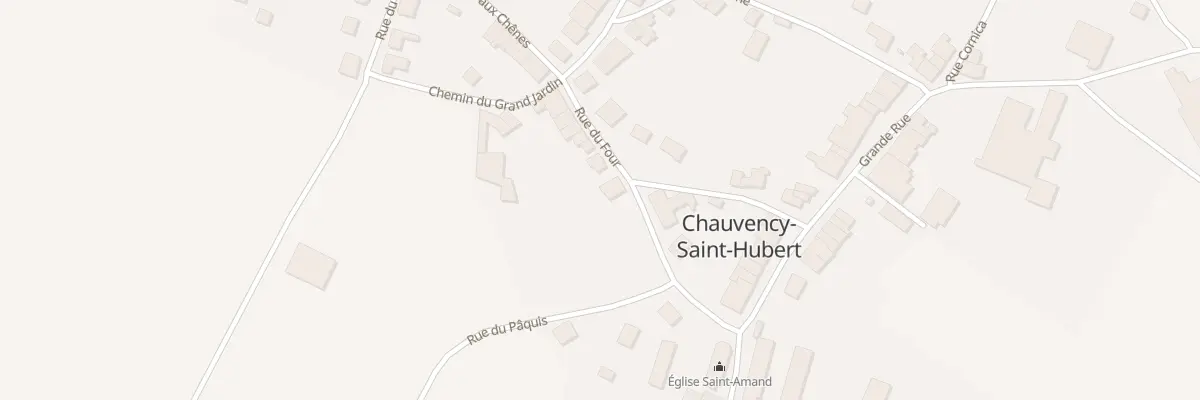 Plan du 1 Rue du Four à Chauvency-Saint-Hubert