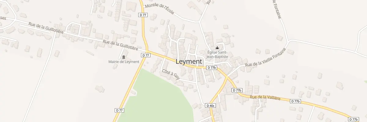 Plan du 130 Rue de la Mairie à Leyment