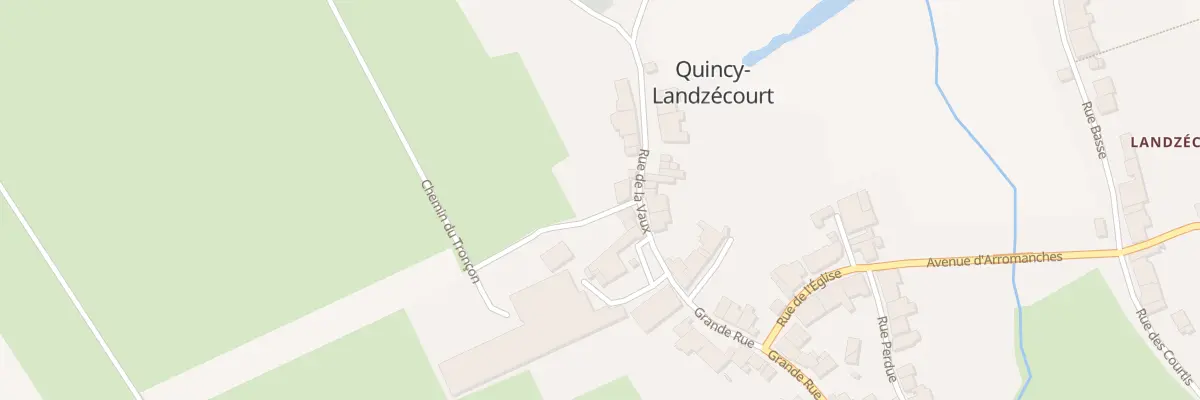 Plan du 5 Rue de la Vaux à Quincy-Landzécourt