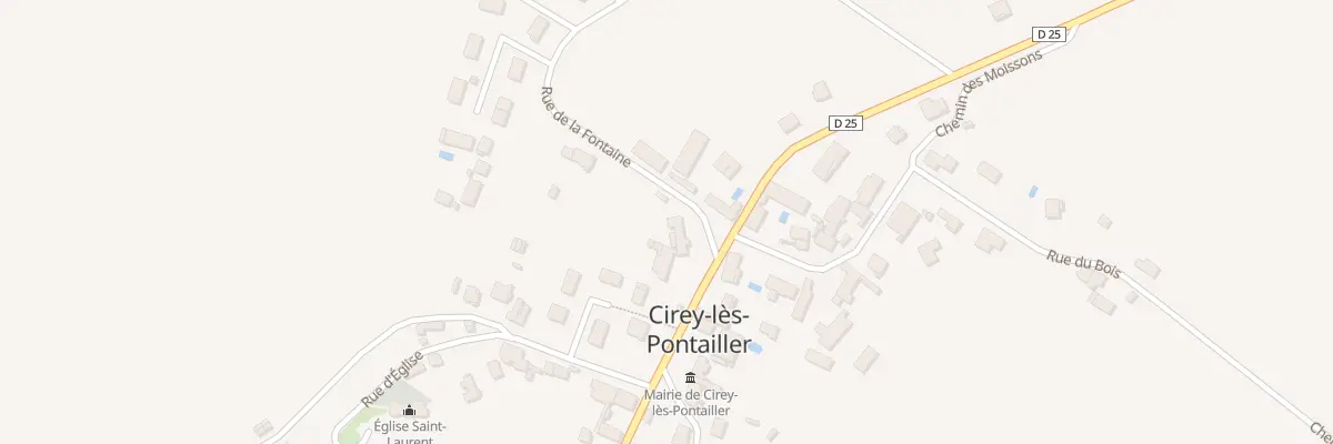 Plan du 2 Rue de la Liberte à Cirey-lès-Pontailler