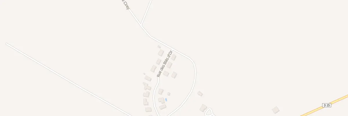 Plan du 16 Rue des Bles d’Or à Cirey-lès-Pontailler