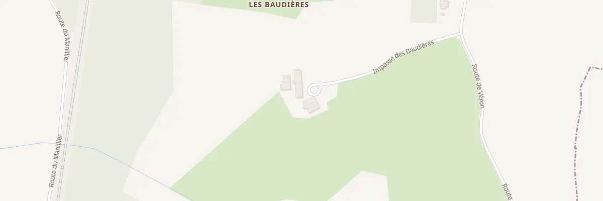 Plan du 242 Imp des Baudieres à Bény