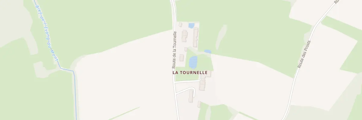 Plan du 831 Rte de la Tournelle à Saint-Martin-du-Mont