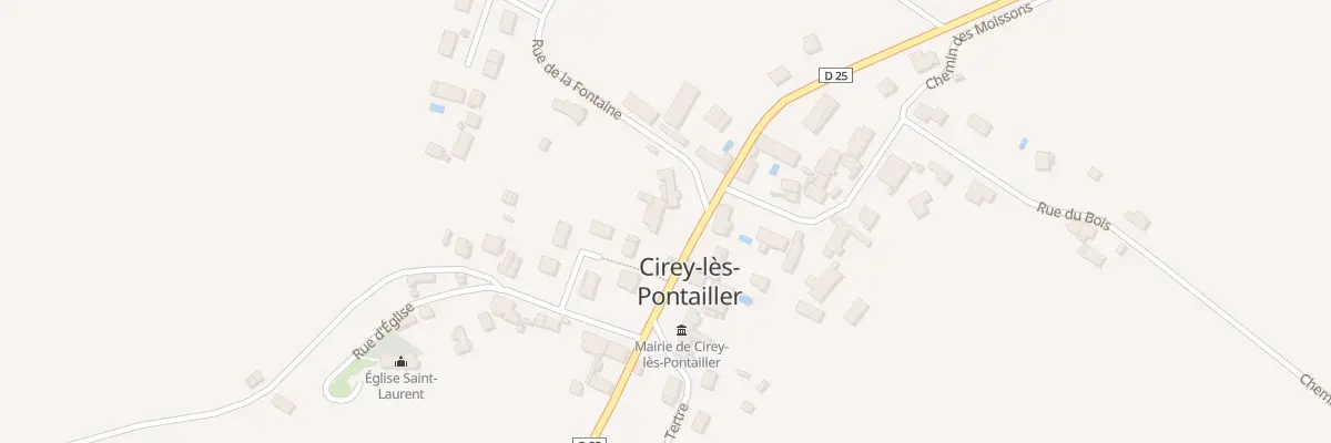 Plan du 4 Rue de la Liberte à Cirey-lès-Pontailler