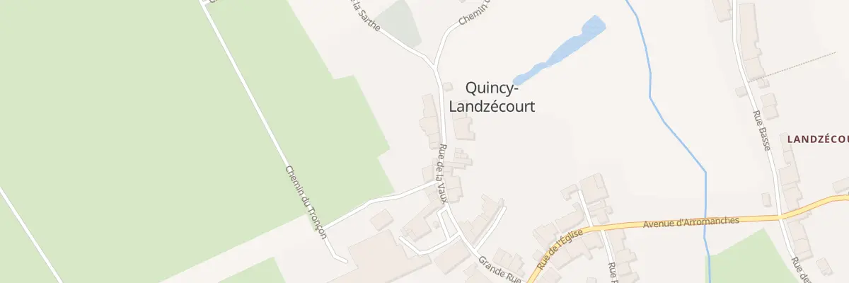 Plan du 7 Rue de la Vaux à Quincy-Landzécourt