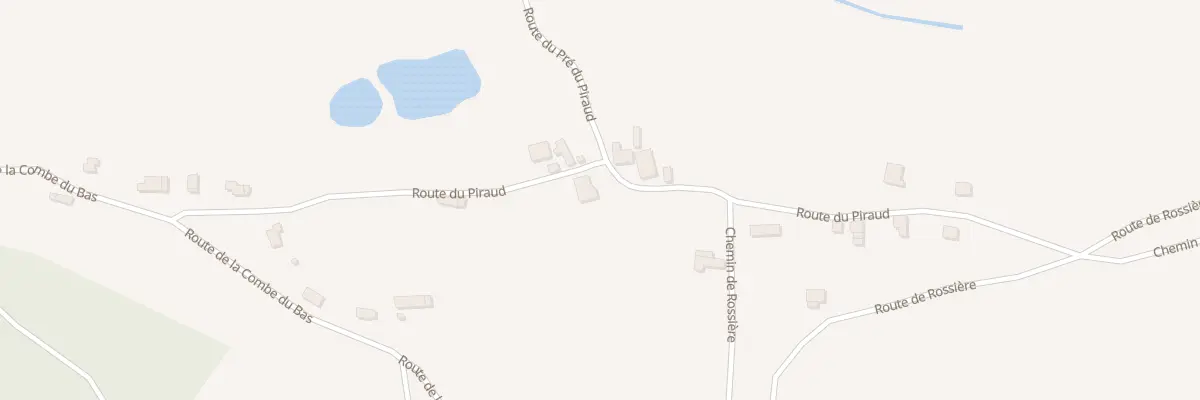 Plan du 5009A Au Piraud à Saint-Pierre-de-Bressieux