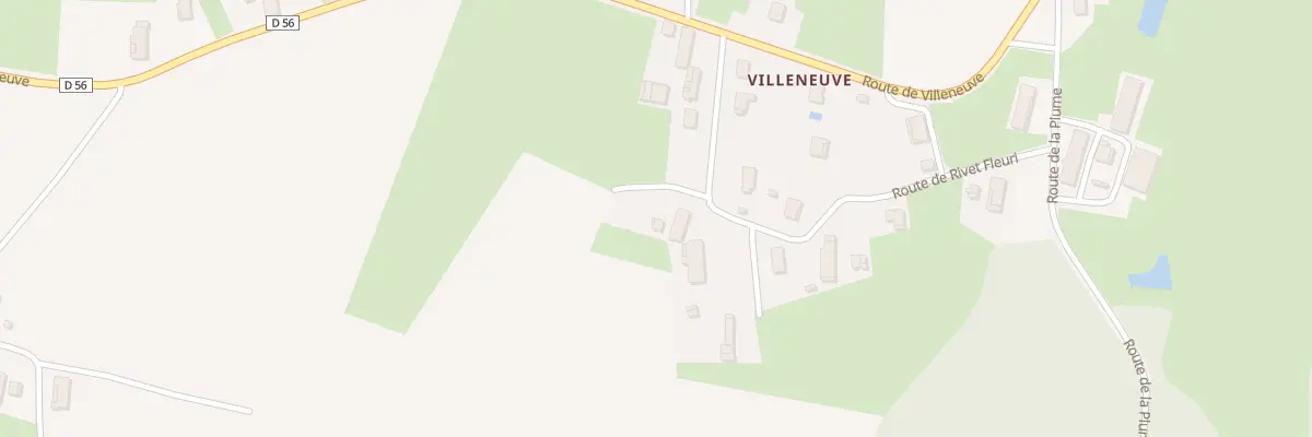 Plan du 283 Rte de Rivet Fleuri à Domsure