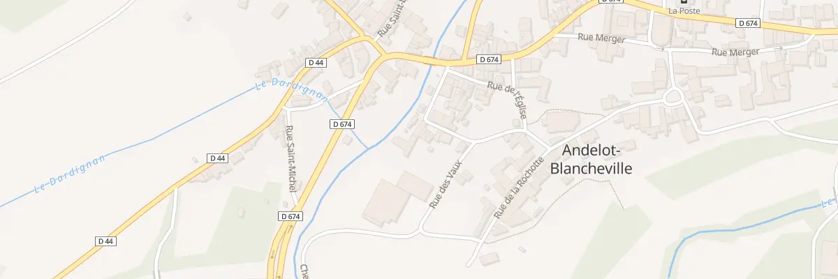 Plan du 2 Rue de la Charme à Andelot-Blancheville