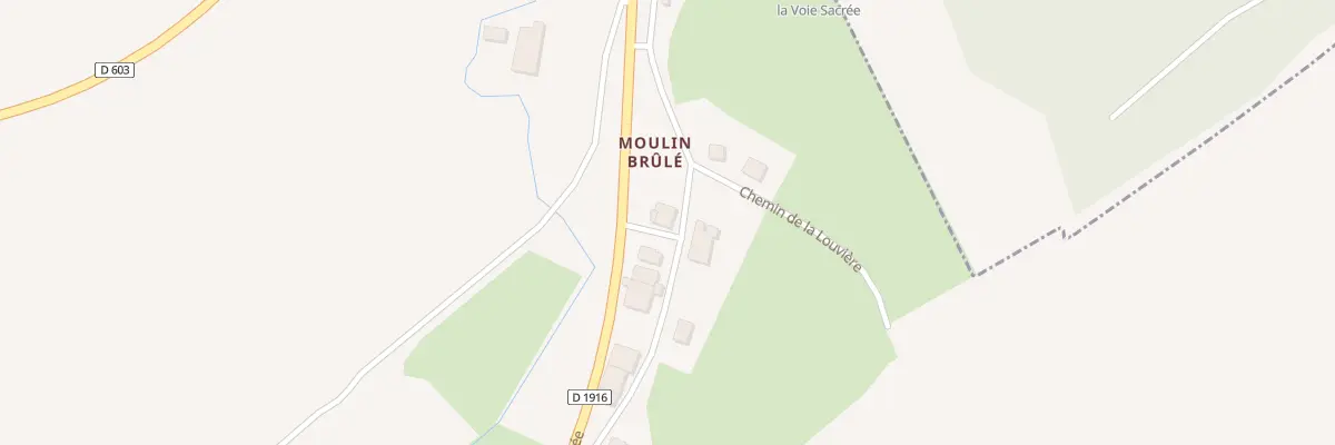 Plan du 9 Rue du Moulin Brule à Nixéville-Blercourt