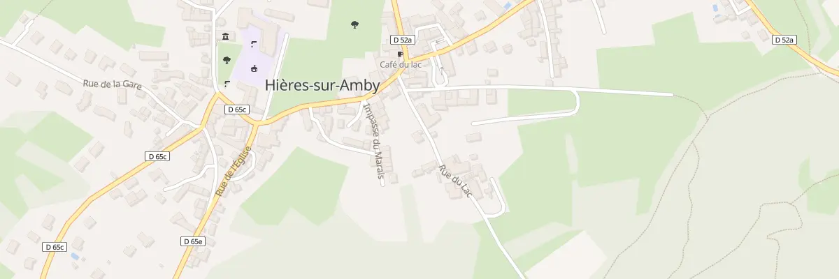 Plan du 2 Rue du Lac à Hières-sur-Amby