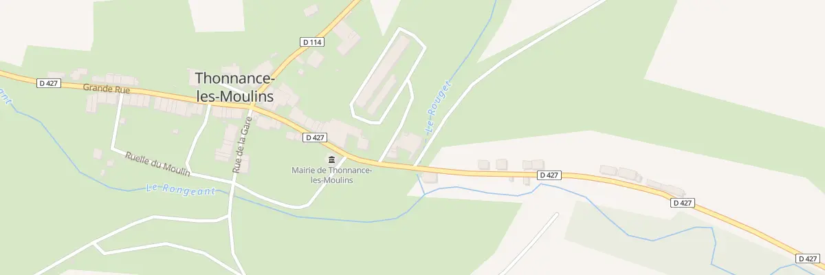 Plan du 33 Rue Grande Rue à Thonnance-les-Moulins